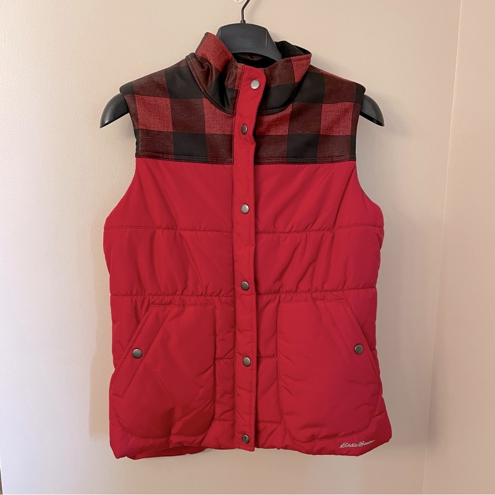 Eddie Bauer Buffalo Plaid Vest